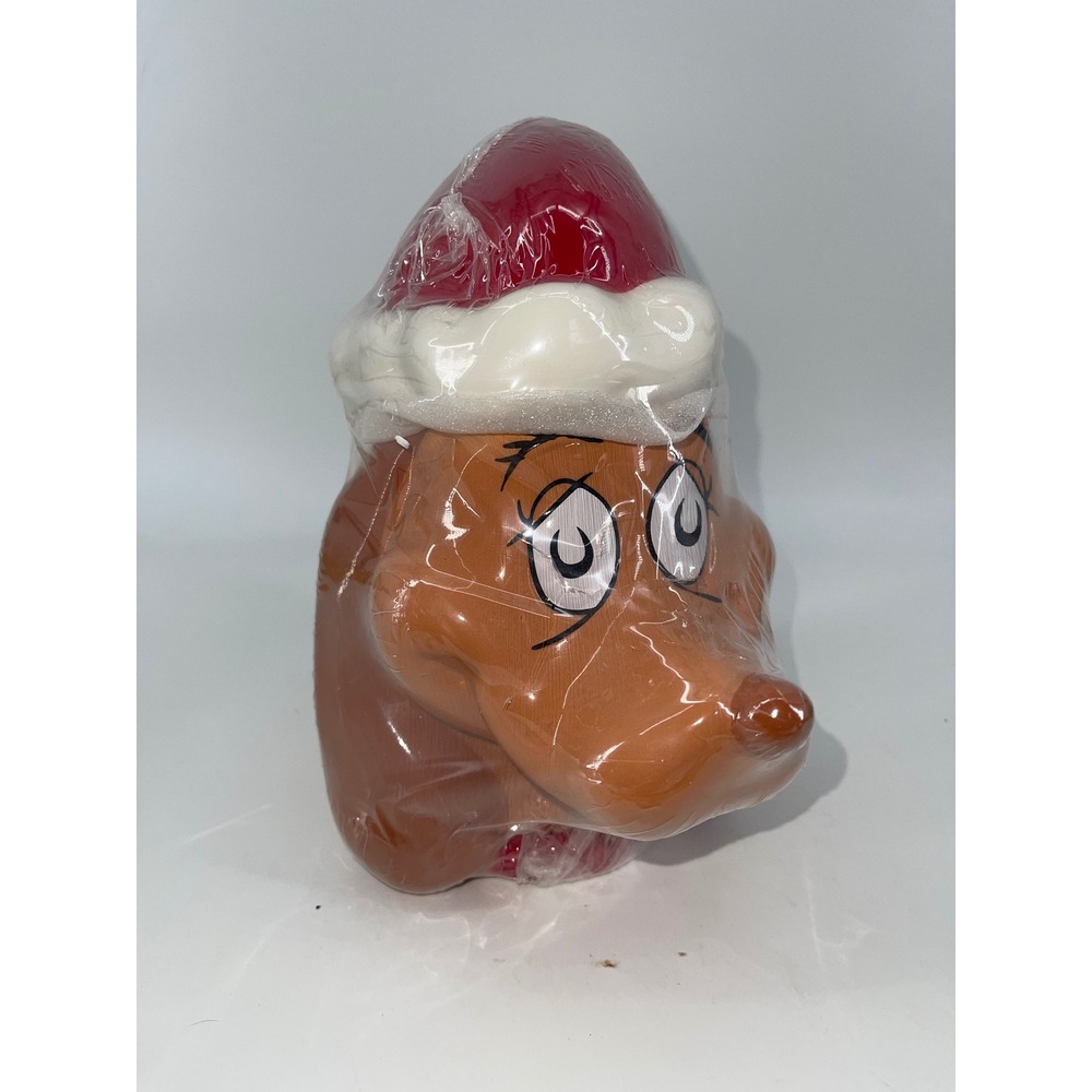 Sleigh Bell Bistro Grinch Max Dog Cookie Jar OS Brown New 2014 Christmas Hat‎